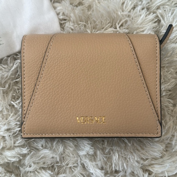 Versace Tan Leather Small Wallet - Picture 3 of 8